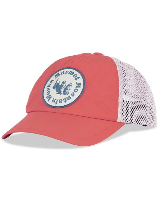 Marmot Red Alpine Soft Mesh Trucker Hat