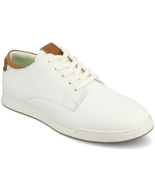 Vance Co. White Aydon Tru Comfort Foam Lace-up Casual Sneakers for men