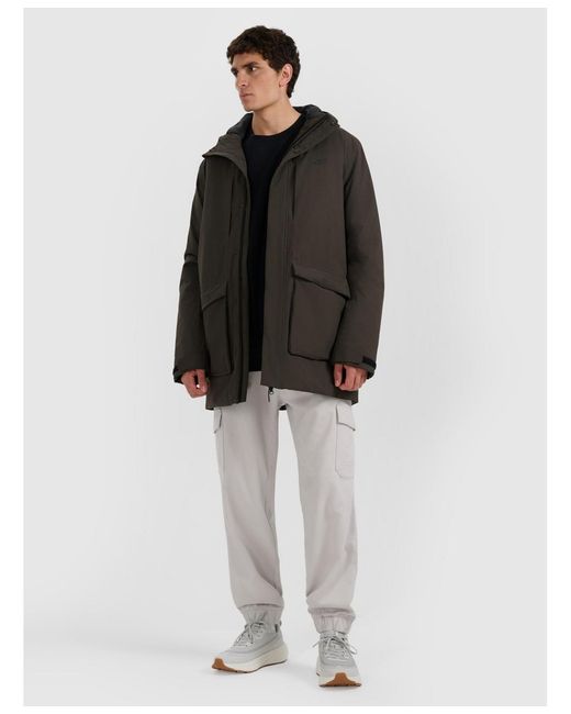 4F Brown Transitional Parka Membrane for men