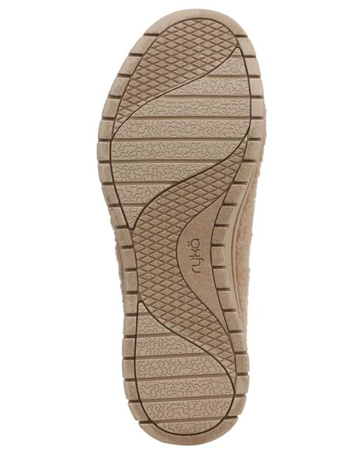 Ryka Brown Stellar Cozy Mule Clogs