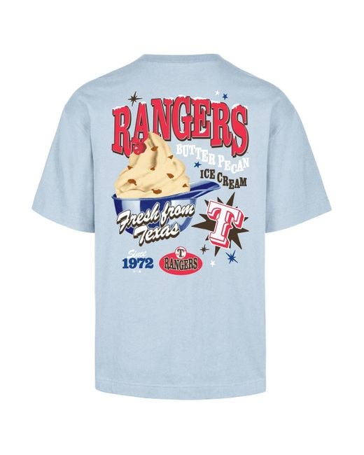 '47 Blue Texas Rangers Ice Cream Parlor Foundation T-shirt for men