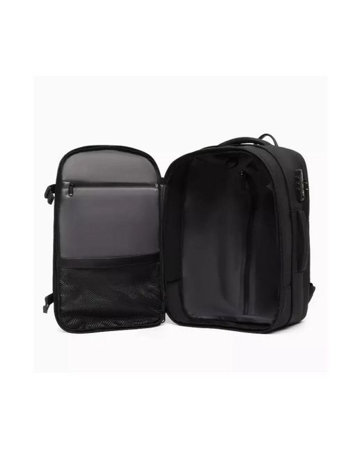 Batfox Black Lightweight Durable Polyester Travel Backpack
