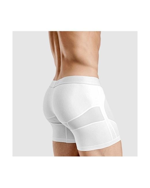 Rounderbum White Anatomic Boxer Brief for men