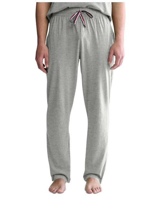Tommy Hilfiger Gray Regular-fit Drawstring Sleep Pants for men