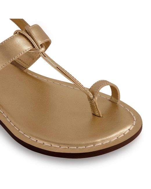 Bernardo Metallic Bernardo Maverick 2 Toe Ring Sandal
