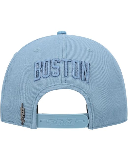 Pro Standard Blue Boston Celtics Tonal Snapback Hat for men