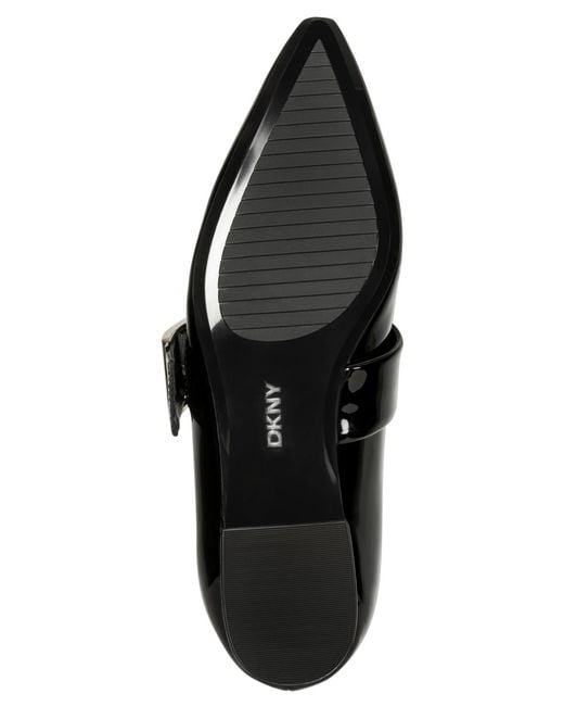 DKNY Black Cormic Pointed Toe Flats