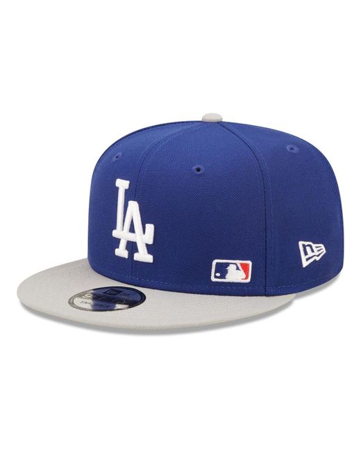 KTZ Synthetic Royal Los Angeles Dodgers Blackletter Arch 9fifty ...