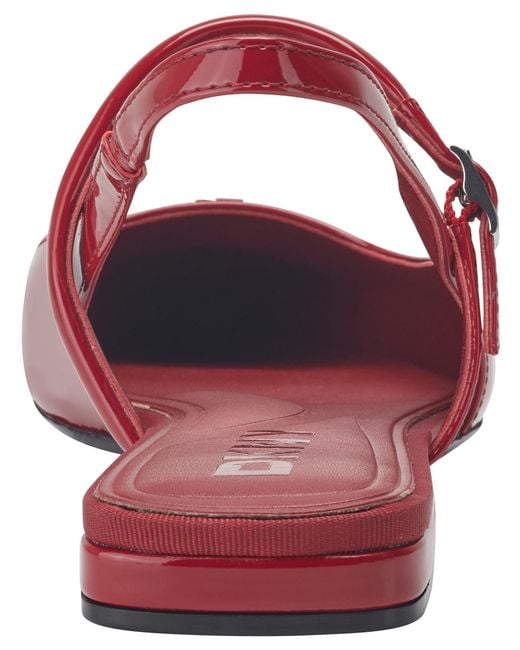 DKNY Red Cairo Slingback Flats