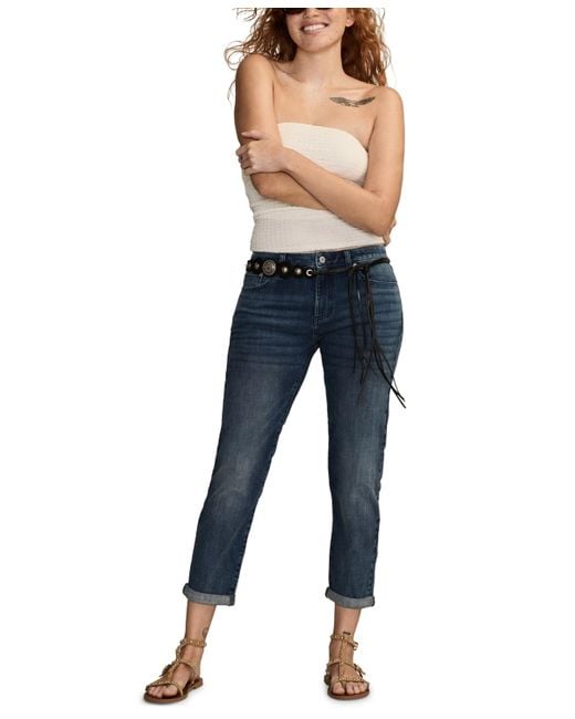 Lucky Brand Blue Sienna Slim Boyfriend Jeans