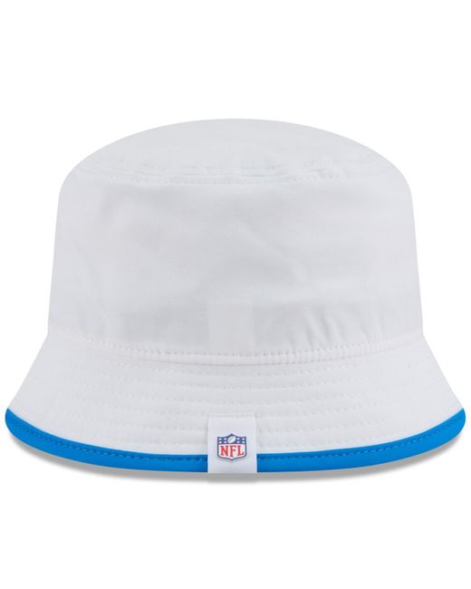 KTZ Blue Detroit Lions 2025 Nfl Training Camp Stretch Bucket Hat for men