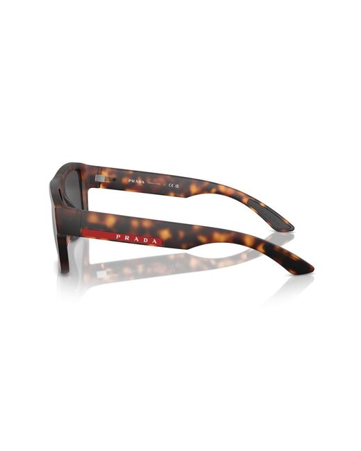 Prada Linea Rossa Multicolor Square Sunglasses for men