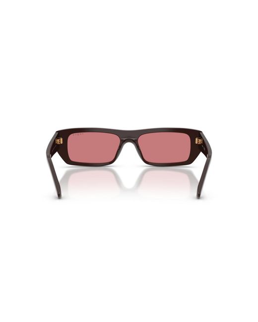 Vogue Eyewear Pink Rectangle Sunglasses