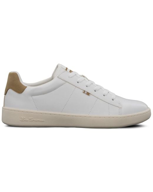 Ben Sherman Gray Hampton Low Court Casual Sneakers From Finish Line for men
