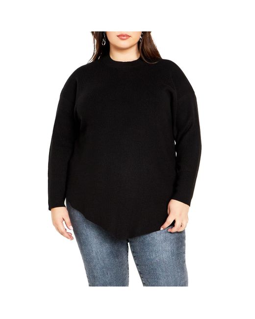 City Chic Black Plus Size Madison Sweater