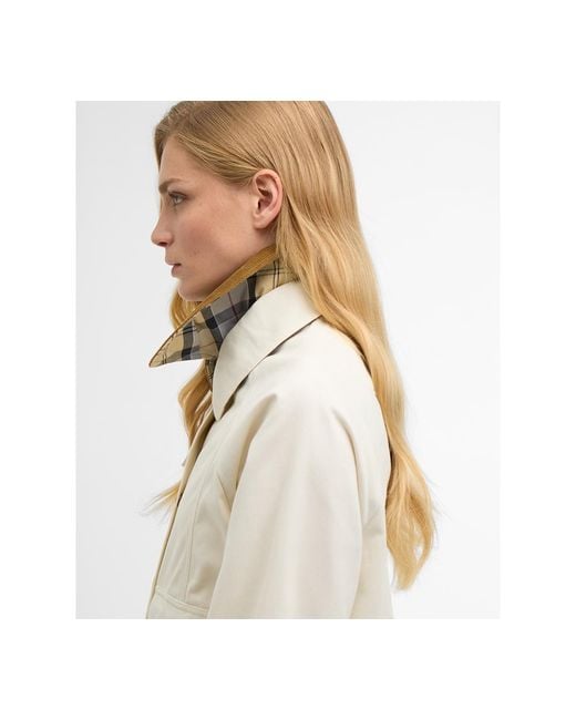 Barbour Natural Cropped Beadnell Jacket