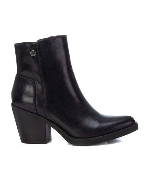 Xti Black Ankle Booties Refresh Collection By