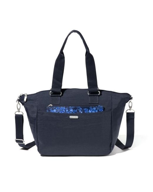 Baggallini Blue All-day Removable Pouch Tote