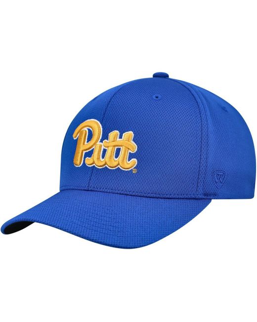 Top Of The World Blue Pitt Panthers Reflex Hybrid Tech Flex Hat for men