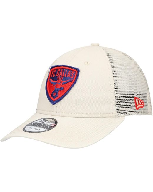 KTZ White Fc Dallas Game Day 9twenty Adjustable Trucker Hat for men