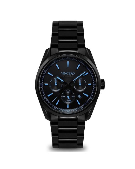 Vincero Black Reserve Automatic Watch for men