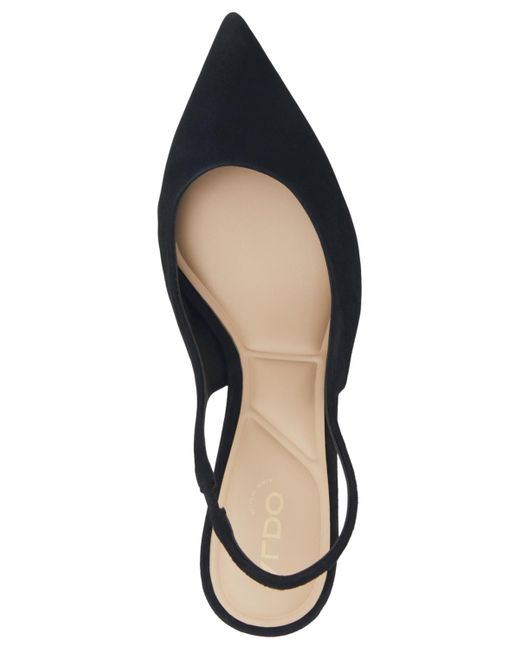 ALDO Black Uliana Slingback Block-heel Pumps