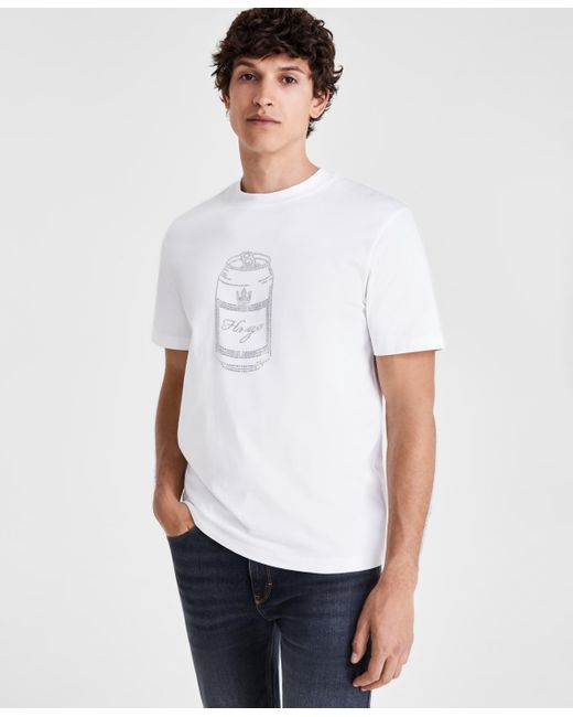 HUGO White By Boss Logo Graphic T-shirt for men