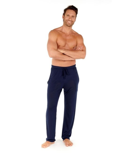Hom Blue Usa Pants for men