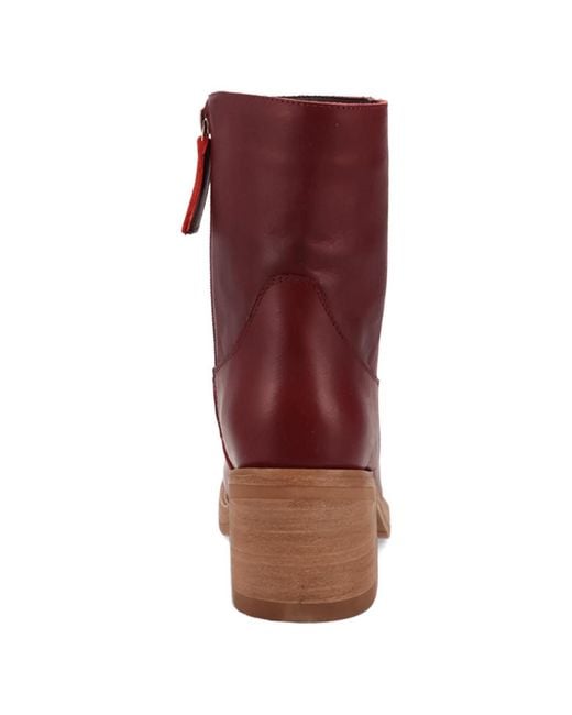 Dingo Red Roxy Leather Bootie