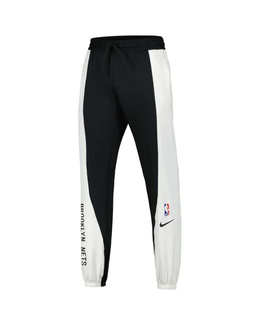 Nike Black/white Brooklyn Nets 2023/24 Authentic Showtime Pants for men