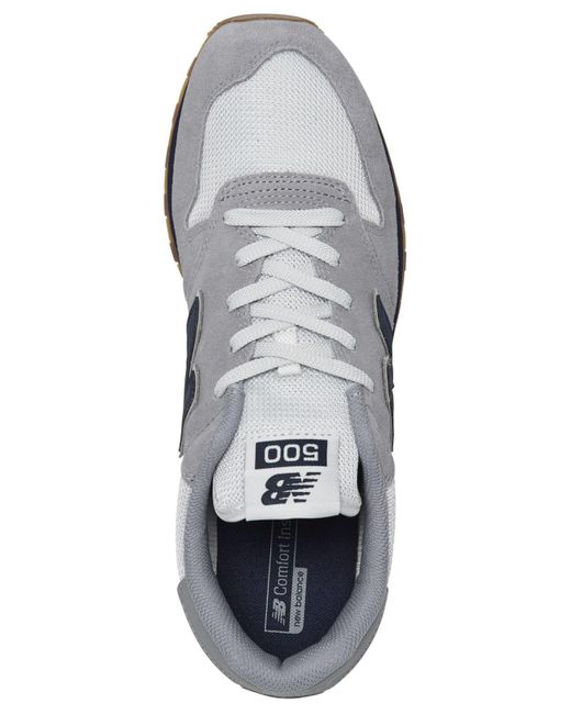 new balance 500 men white