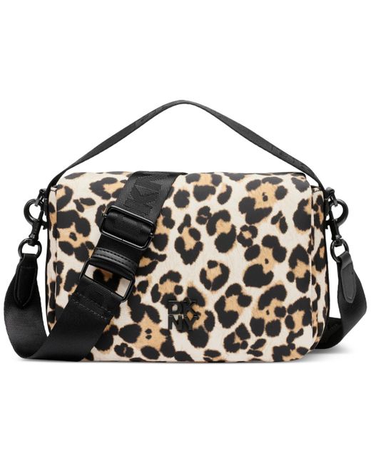 DKNY Black Jenny Small Flap Shoulder Bag
