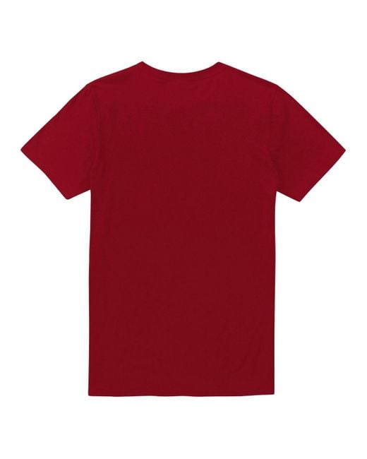 Mustang Red Logovision Ford Vintage Stripes T-shirt for men