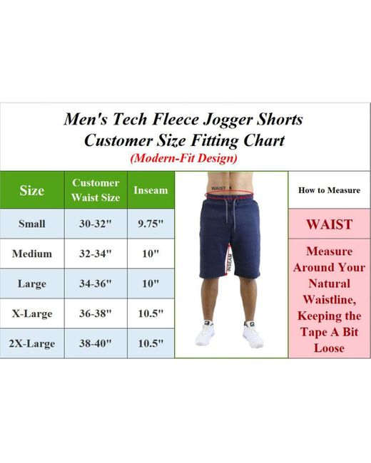Wicked Stitch Gray Slim Fit Tech Fleece Performance Active jogger Shorts for men