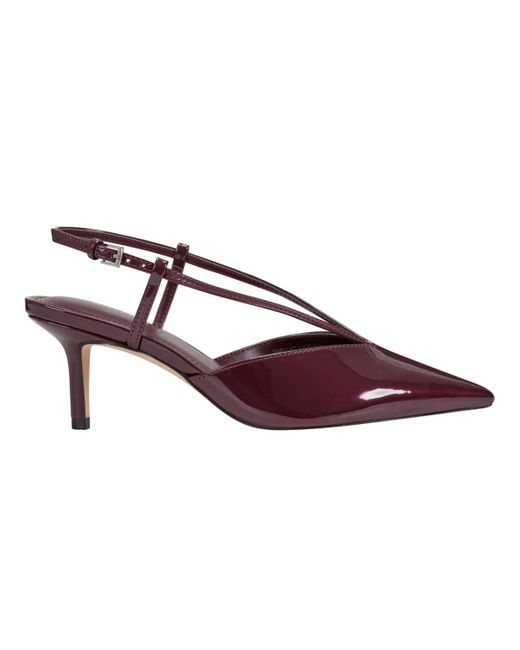Marc Fisher Purple Avila Slingback Kitten Heel Pumps