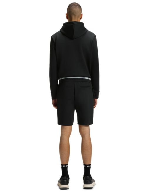 Boss Black Boss By Cotton-blend Stripe Detail Shorts for men
