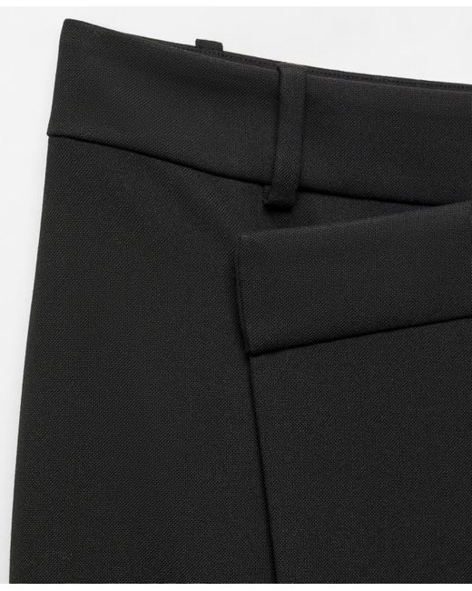 Mango Black Midi Wrap Skirt