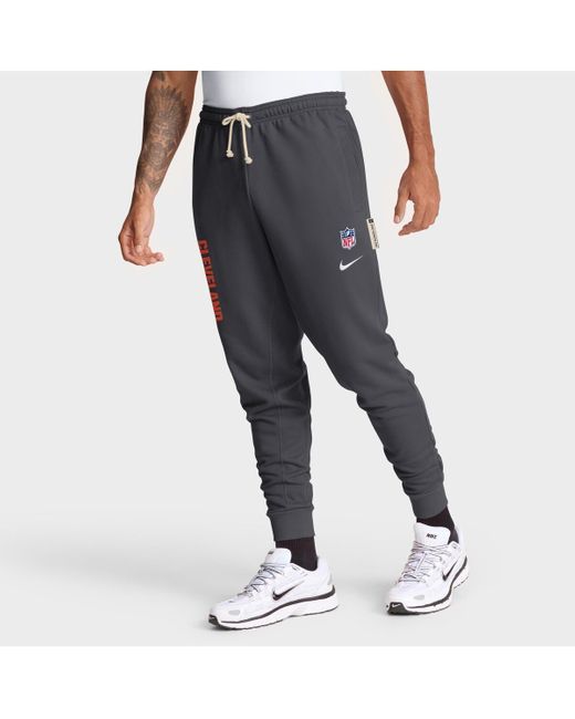 Nike White Cleveland Browns Sideline Ground Game Performance Taper Pants for men