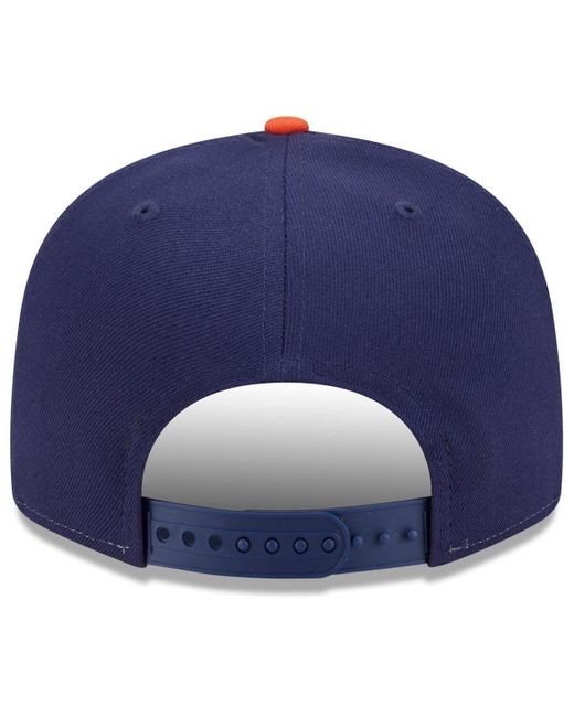 KTZ Blue White/navy Houston Astros 2025 City Connect 9fifty Snapback Hat for men