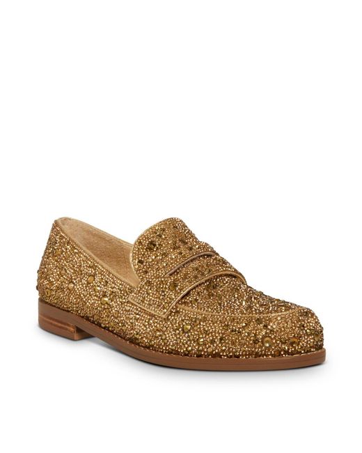 Betsey Johnson Aron Loafers in Brown Lyst