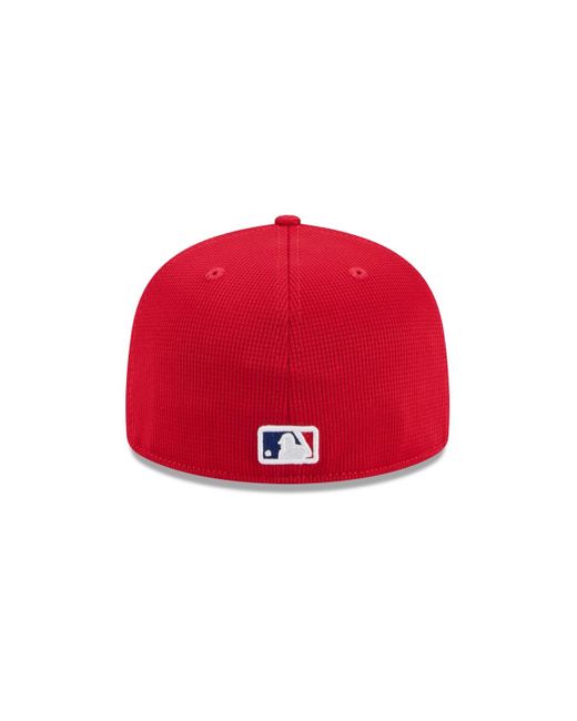KTZ Red Philadelphia Phillies 2025 Spring Training 59fifty Fitted Hat for men
