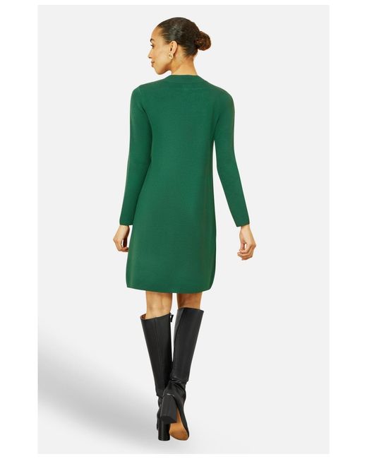 green emerald velvet dress Yumi Green Jersey Knot Waist Pleated Midi Dress  The Oxygen Lifestyle