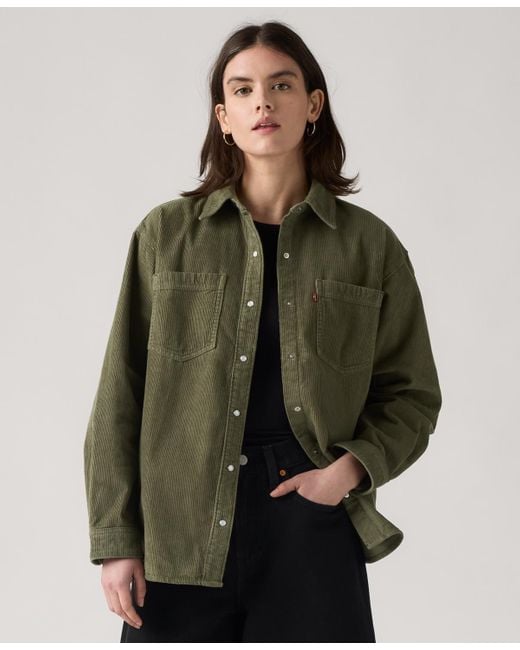 Levi's Green Iris Long Sleeve Overshirt