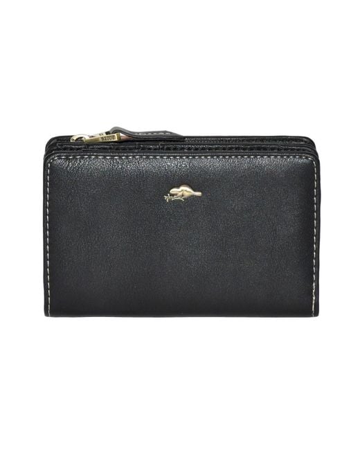 ROOTS Black Medium Ladies Wallet