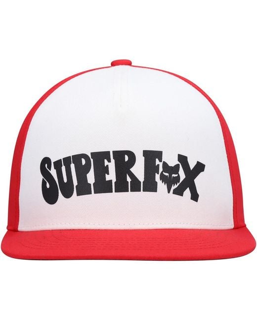 Fox Red Super Trik Snapback Hat for men