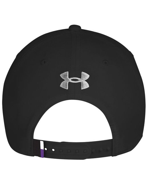 Under Armour Black Northwestern Wildcats Sideline Drive Rope Adjustable Hat for men