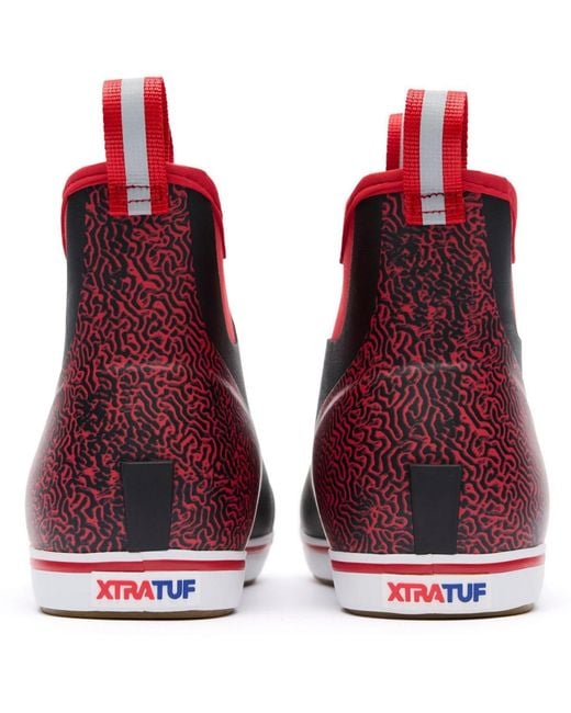 XtraTuf Blue Tailgate Ankle Deck Boot for men
