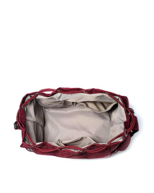 Baggallini Purple Drawstring Crossbody Bag