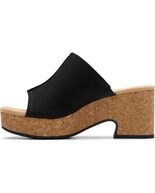 Clarks Black Collection Nerisa Vine Wedge Sandals
