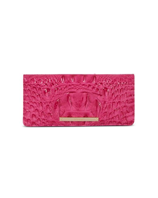 Brahmin Pink Ady Leather Wallet
